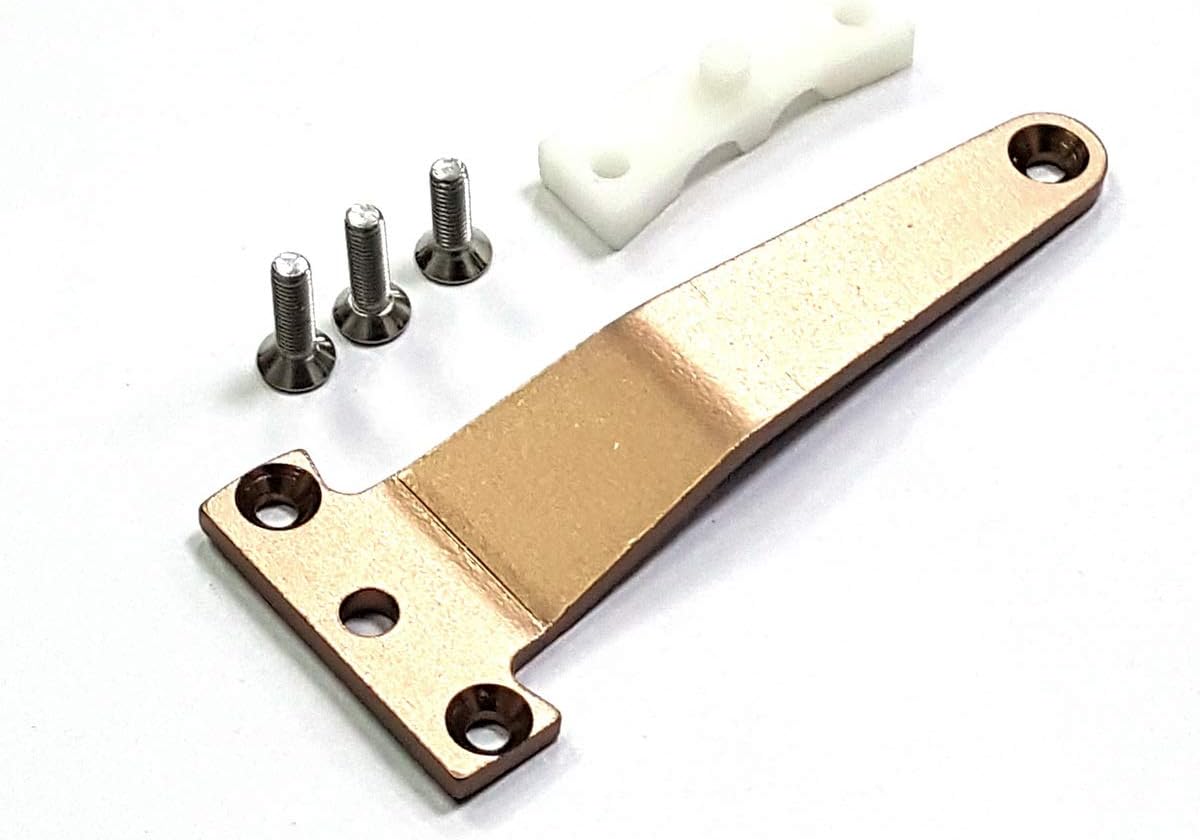 kingfly Aluminum Front Arm Bulk for Tamiya CW-01 Chassis/Hornet/Grass Hopper Chassis