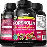 FORSKOLIN for Weight Loss | Pure Extract | 100% Natural Diet Pills that Work Fast for Women & Men. Burn Fat, Trim & Slim. Premium & Ultra. Adelgazar, Perder y Bajar De Peso Rapido.