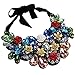 Holylove Women Statement Bib Necklace Large Gorgeous Colorful Jewelry with Gift Box