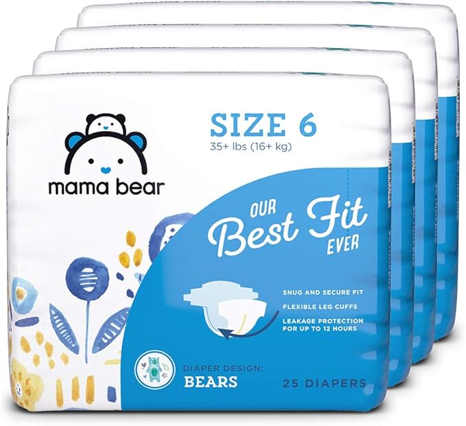 size 6 diapers weight range