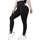 DAGGLOSA Plue Size Women's High-Waist Sculpting Yoga Pants - Tummy Control & Booty Lifting Leggings for Gym, Running & Yoga