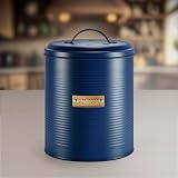 EHC Compost Bin with Lid, 3.6L Kitchen Food Composter, Navy Blue view 2