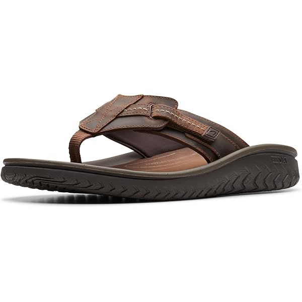 SANDALI DA UOMO Clarks Con Cinturino Regolabile E Punta A Post