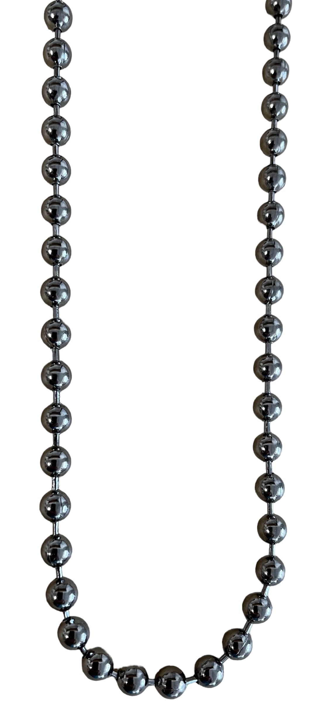 Premium Roller Blind Metal Beaded Pull Chain - Continuous Loop (100cm Drop, Black Nickel) — image 1