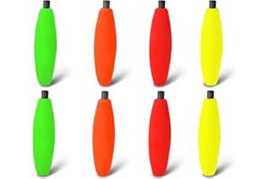 SEAOWL Peg Floats for Catfish Crappie,Foam Cigar Slip Fishing Corks Bobbers for Santee Rig