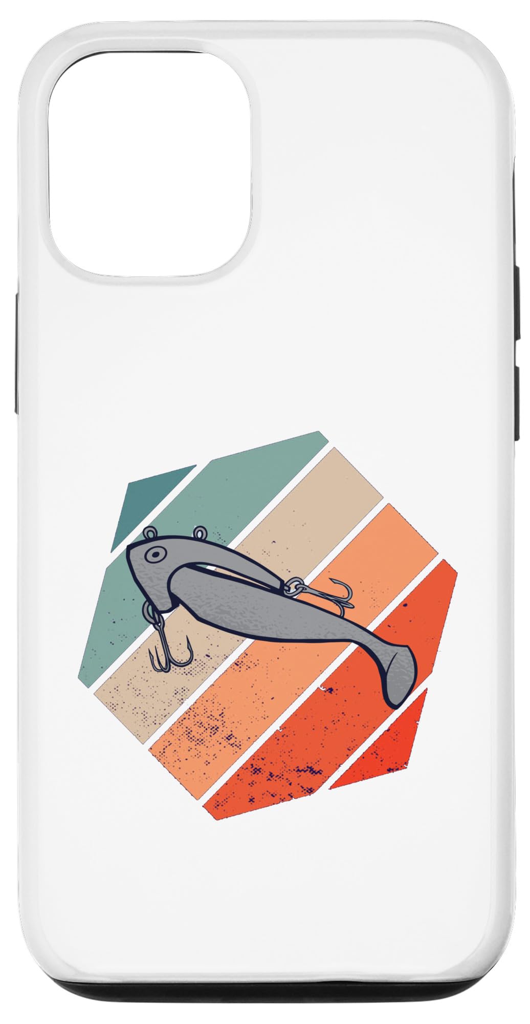 iPhone 12/12 Pro Vintage fishing lure retro classic angling detailed charm Case