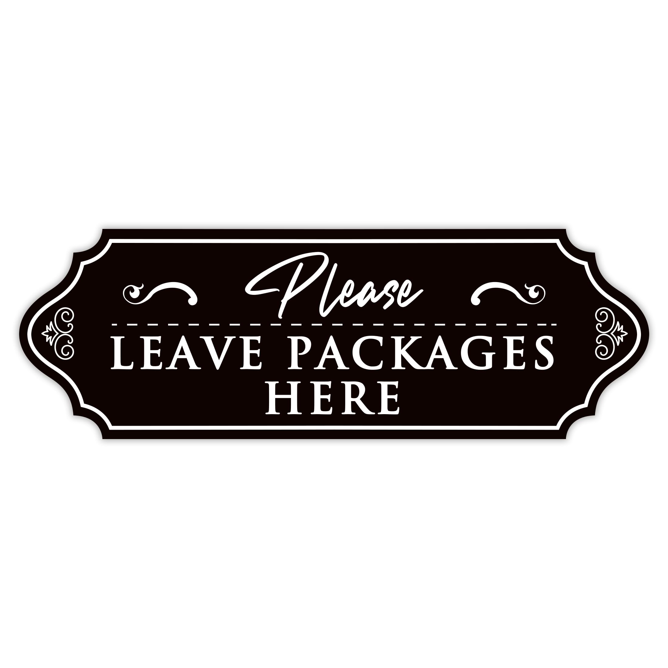 Mua Please Leave Packages and Deliveries Here Sign，Self-Adhesive ...