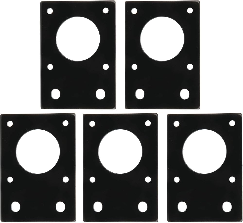 Jeanoko NEMA 17 Stepper Motor Mount Plate 42mm Aluminum Wear-Resistant