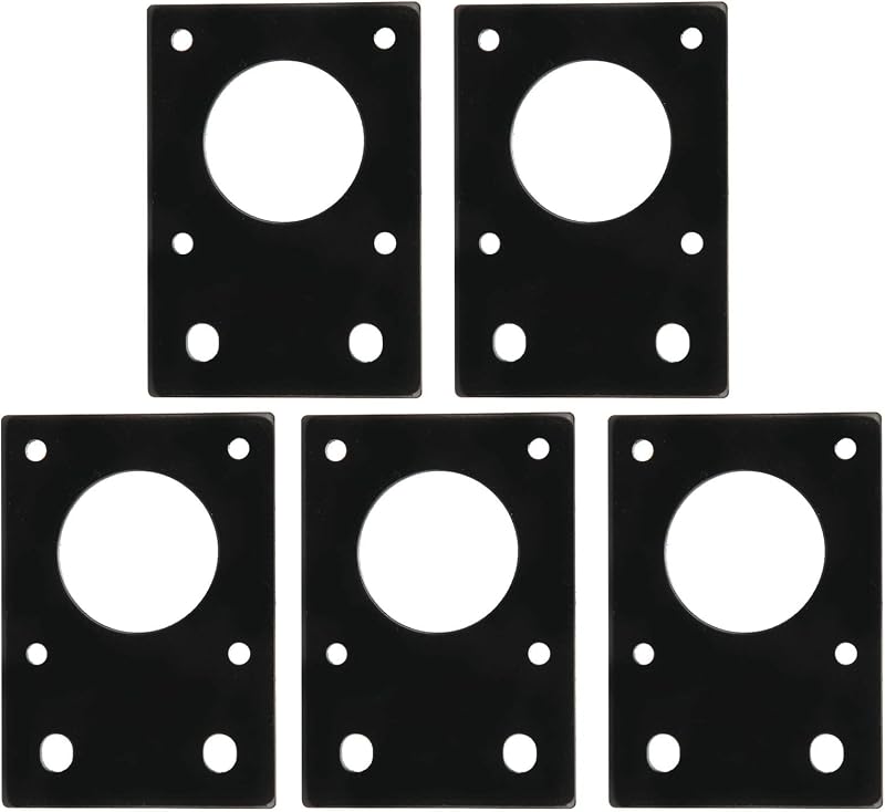 Jeanoko NEMA 17 Stepper Motor Mount Plate 42mm Aluminum Wear-Resistant