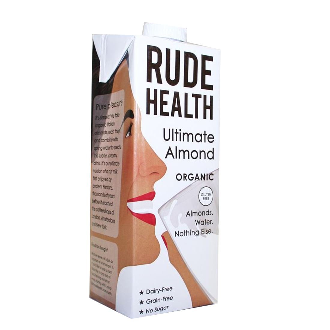 Rude Health Foods Ultimate Almond Milk Organic 2 x 1l Amazon.co