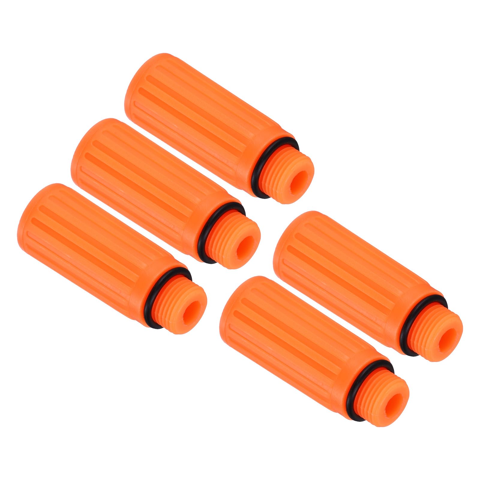 PATIKIL Air Compressor Oil Cap Plug, 5 Pcs 15.5mm Replacement Oil Fill Breather Vent Cap for Common Air Compressor, Yellow