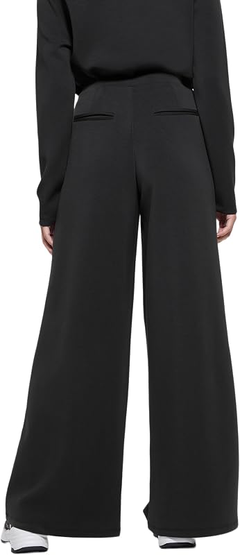 Donna Pantalone Palazzo Olympe Wide Leg Pants Regular Fit Nero