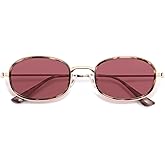 Appassal Retro Oval Sunglasses for Women Men Trendy Large Round Y2k Sunnies AP3681