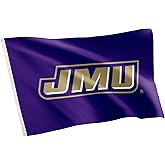 Desert Cactus James Madison University JMU Flag - 3 x 5 Feet Dukes Banner, Indoor/Outdoor Durable Fabric, 100% Polyester Design (Style 3)