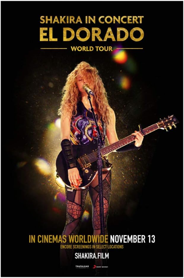 Amazon Com Qianliyan Poster Shakira In Concert El Dorado World Tour 2019 Art Canvas Print Canvas Wall Art Posters And Prints 20x28 Inch No Frame Posters Prints