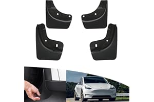 SIGLIN Mud Flaps for Tesla Model Y Accessories 2024 OEM Version Tire Splash Guards for Model Y 2020-2024 No Drilling Splash Guard 4Pcs