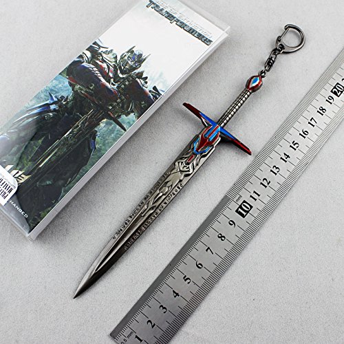Transformers Optimus Prime Metal Weapons Swords Model Keychain - Image 5