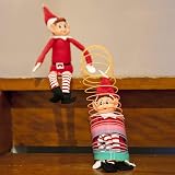GLOW Naughty Little Xmas Elf Set of 2 Playful Elves with Soft Body Vinyl Face view 6