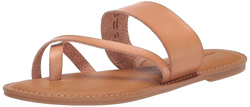 Amazon Essentials Women's One Band Flip Flop Sandal, Natural, 9.5