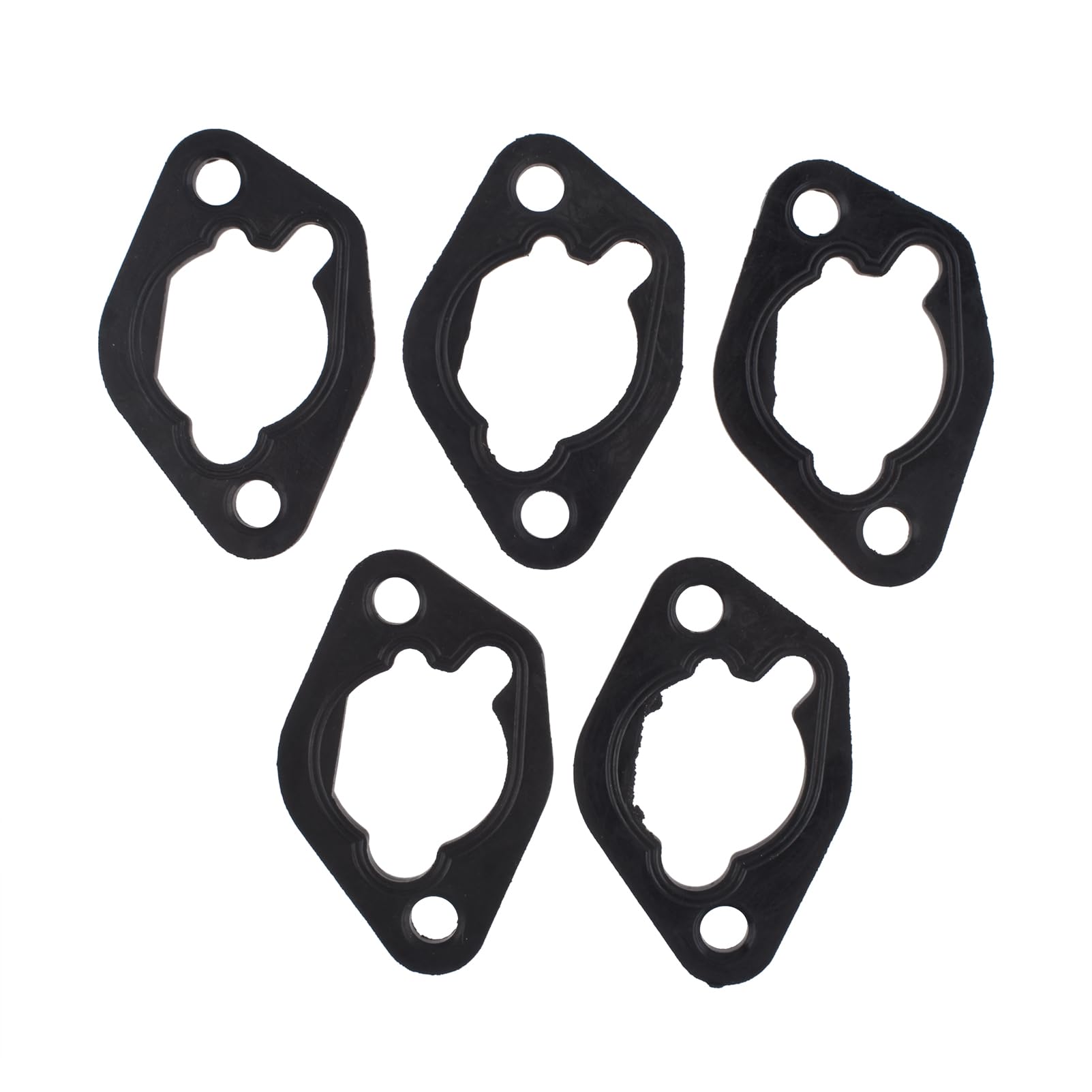 Cancanle 5 Pieces Air Filter Gasket Rubber Fit for Honda GX120 GX140 GX160 GX200 170F 168F Gasoline Generator Water Pump Motor Engine