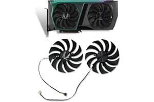 Cavabien 100MM 4pin GAA8S2U 12V 0.45A RTX3070 GPU Cooling Fan for Zotac Gaming RTX 3070 AMP Holo Graphics Card (Fan-AB)