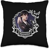 Wednesday Nevermore Frame Wednesday Throw Pillow