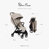 Silver Cross Clic 2 Compact Stroller Latte Birth to 22kg Travel Bag view 5