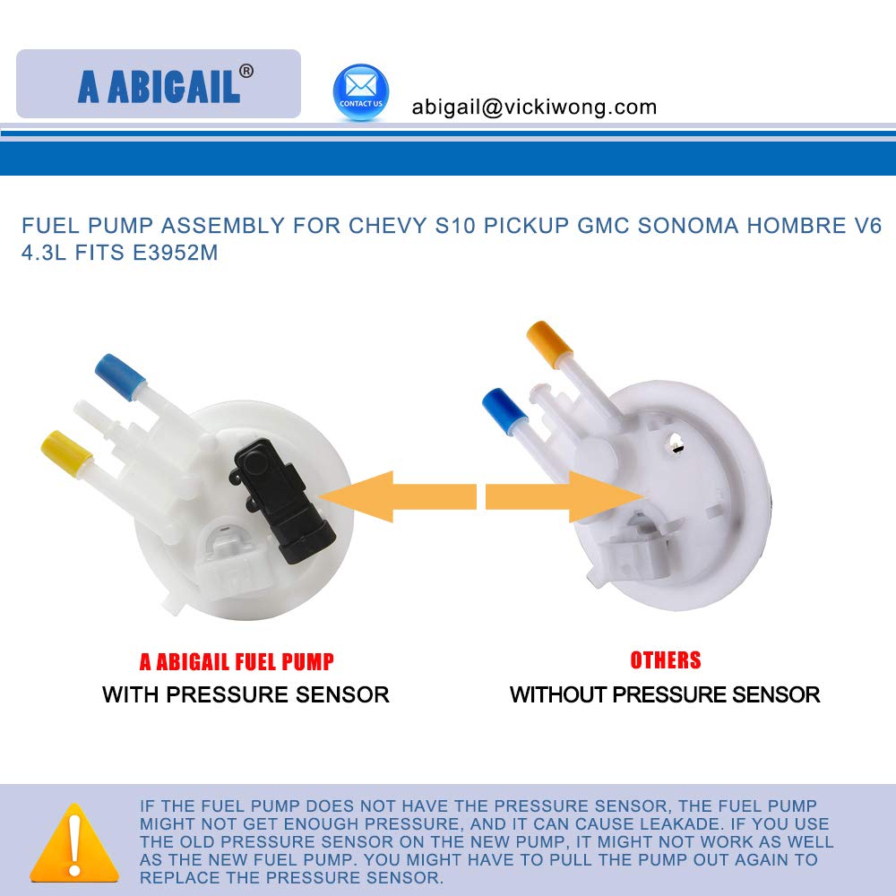 Fuel Pump Assembly 952m For 1997 02 Chevy S10 Pickup Gmc Sonoma 97 00 Isuzu Hombre V6 4 3l Buy Online In Qatar At Qatar Desertcart Com Productid
