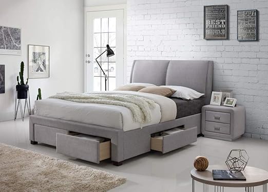 Montana Light Dark Grey Modern Italian Style Designer Bedroom Furniture King Size 4 Drawers Pack Amazon De Kuche Haushalt