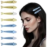 16pcs Fish Hair Clips For Women Cute Fish Hair Pins Non Slip Hair Barrettes Alligator Clips For Short Girls Long Hair Accessories