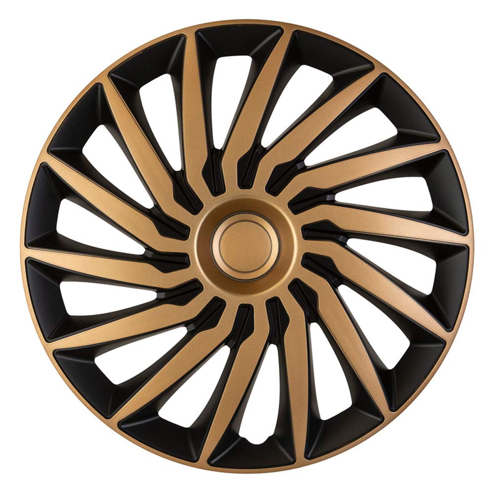 AutoStyle Set of 4 wheel covers Kendo 13-inch black/gold