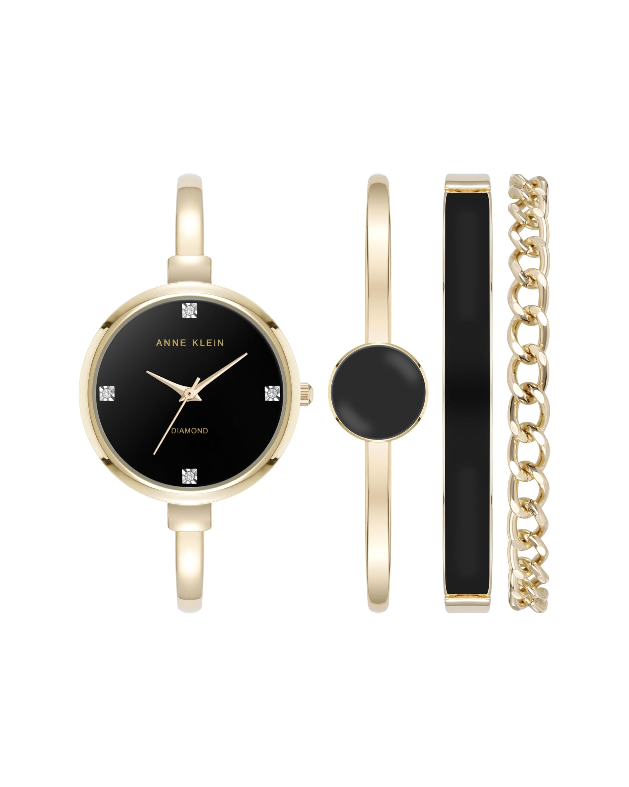 Anne Klein Women's Bangle Watch and Bracelet Set