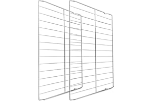 GUXPCH W10256908 Oven Rack Fit for Whirlpool Range Stove Oven, 24 x 15.75 Inch Oven Baking Rack Replace W10138079, 3195710, W10179196, 304 Stainless Steel, 2 Pcs