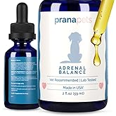 PranaPets Adrenal Balance for Dogs with Cushing's | Naturally Relieves Symptoms of Adrenal Imbalance in Dogs, Herbal Formula for Balanced Adrenal Function