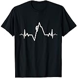 Climbing T-Shirt Heartbeat Rock Mountain Bouldering Gift T-Shirt
