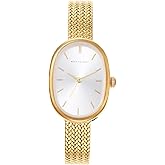 Wristology Oval Womens Watch Vintage Style Interchanageable Band Adjustable Easy Read Analog