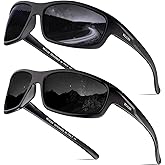 BEALER Polarized Sports Sunglasses for Men Lightweight TR90 Frame Sun Glasses Driving Cycling Fishing UV Protection Shades