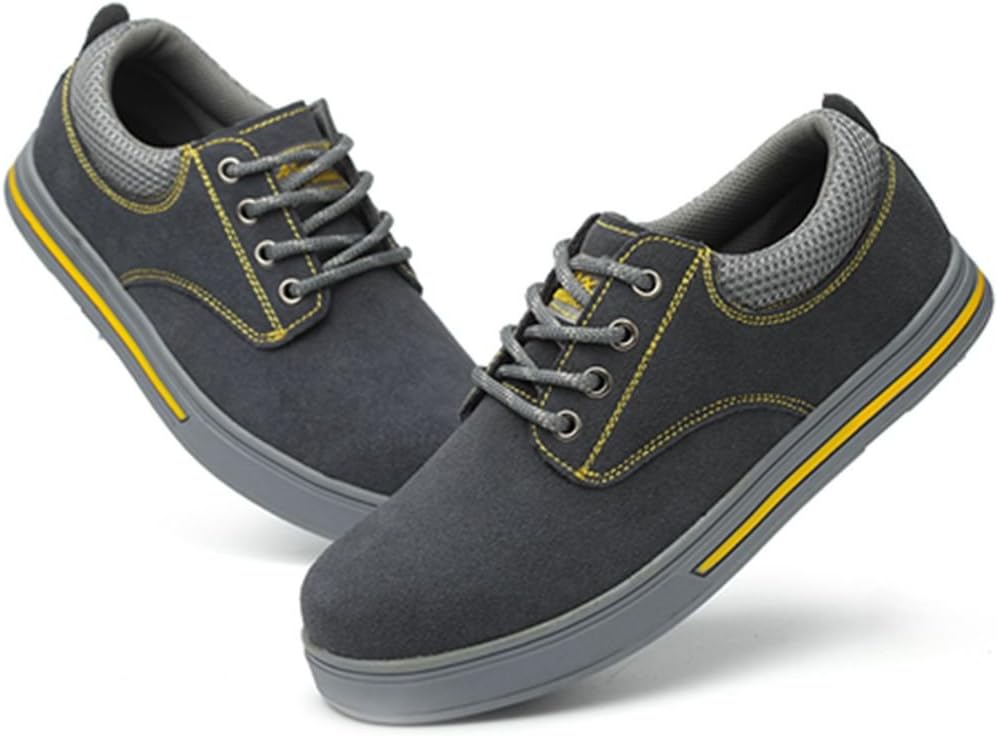 Mens Womens Work Safety Shoes Breathable Outdoor Steel Toe Footwear Industrial and Construction Shoes Hiking Shoes