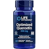 Life Extension Optimized Quercetin 250 mg - For Heart, Blood Pressure & Vascular Health - Non-GMO, Gluten Free - with vitamin