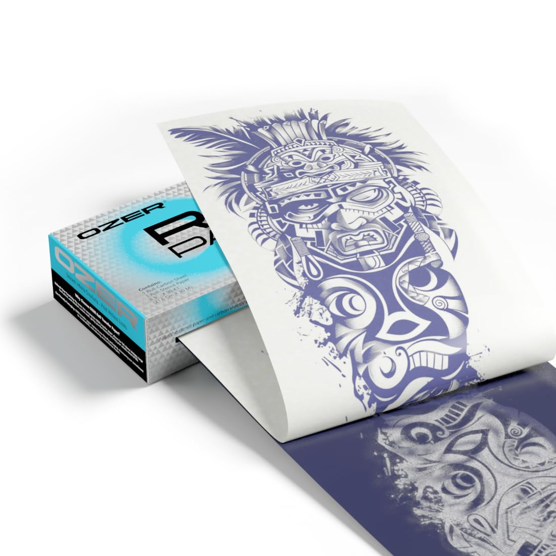OZER Roll Paper Tattoo Transfer Paper 3 M Long Stencil Transfer Paper for Tattooing for Tattoo Artist