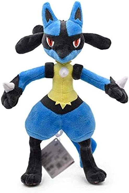Amazon Co Jp ルカリオぬいぐるみぬいぐるみぬいぐるみプレゼントぬいぐるみ綿かわいいメガペルシュおもちゃギフト子供用30cm ホーム キッチン