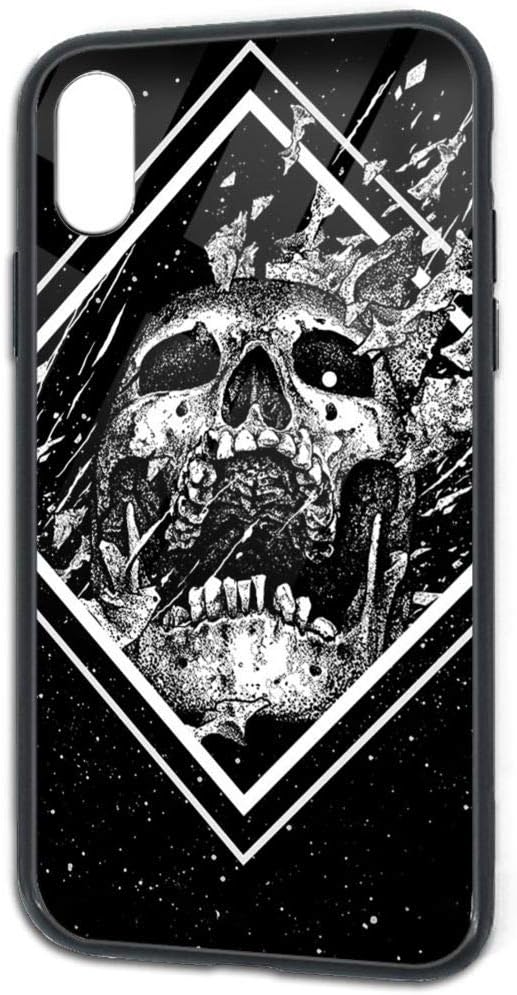 Destiny Game Raid Slim Thin Case with Tempered Glass Screen Protector for Apple iPhone X/XS