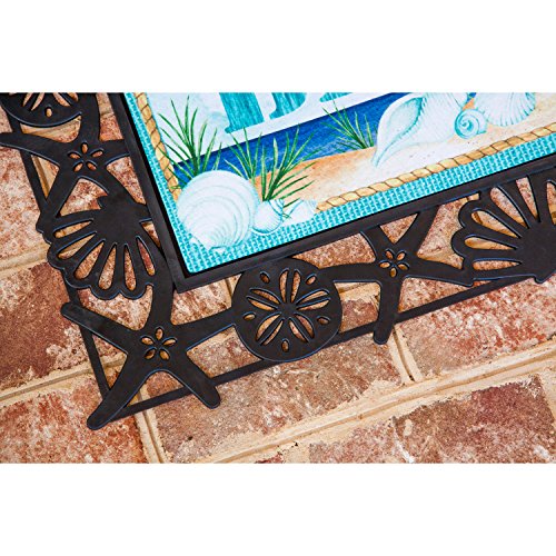 Evergreen Flag Beautiful Colorful Beach Sea Shells Durable Sassafras Switch Mat Tray