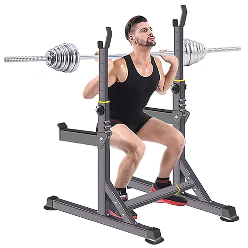 Qudodo Squat Rack Bench Press Multi-Function Barbell Rack Load