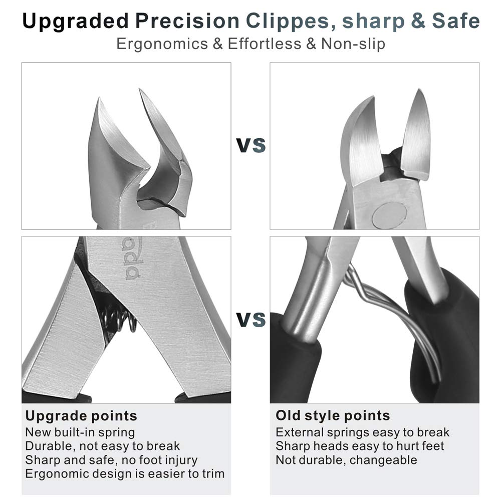 Bacada Upgraded Toenail Clipper for Thick or Ingrown Nails