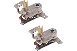 HMHAMA 2PCS Replacement Part for Electric Oven Thermostat Switch TA-018 M3 Screw Hole Temperature Control Switch Thermal Control Assembly