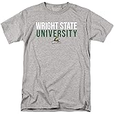 Wright State University Official Stacked Unisex Adult T Shirt