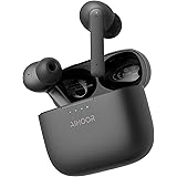 AIHOOR True Wireless Earbuds, Active Noise Cancelling in-Ear Headphones with Charging Case, Bluetooth 5.0, Built-in Mic Earph