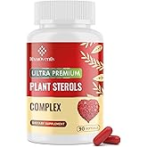 Itharoventis Plant Sterols Supplements with Omega3, Red Yeast Rice, Bergamot Orange, Garlic - Advenced Absorption Formula - 90 Softgels