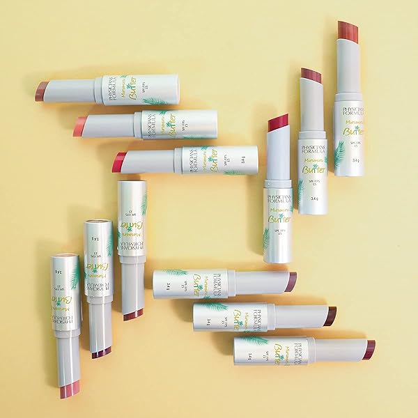 PHYSICIANS FORMULA MURUMURU BUTTER LIP CREAM, LIP BALM, LIP MOISTURIZER AND CONDITIONER FOR DRY LIPS. FRAGRANCE FREE, ALCOHOL FREE INTENSIVE LIP MASK AND LIP THERAPY SKIN CARE, PINKINI